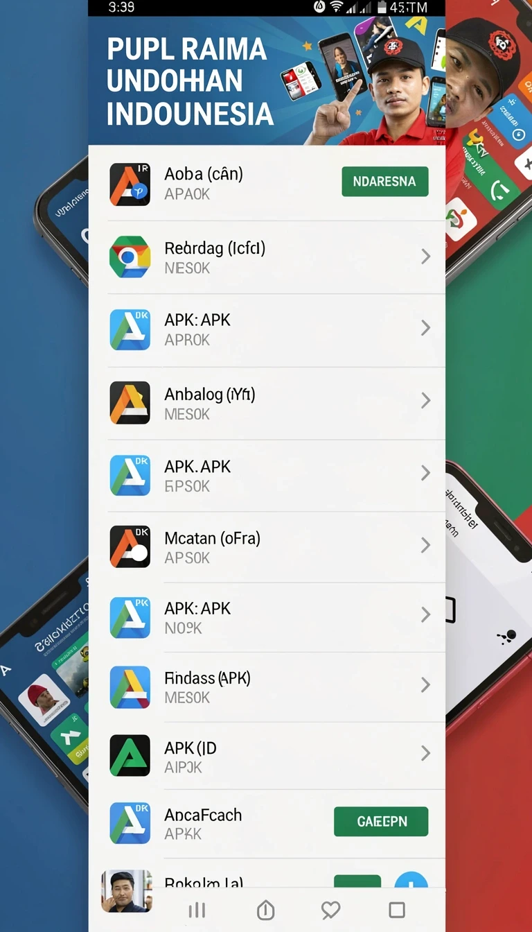 Galeri pratinjau visual mapan99 build APK resmi terbaru
